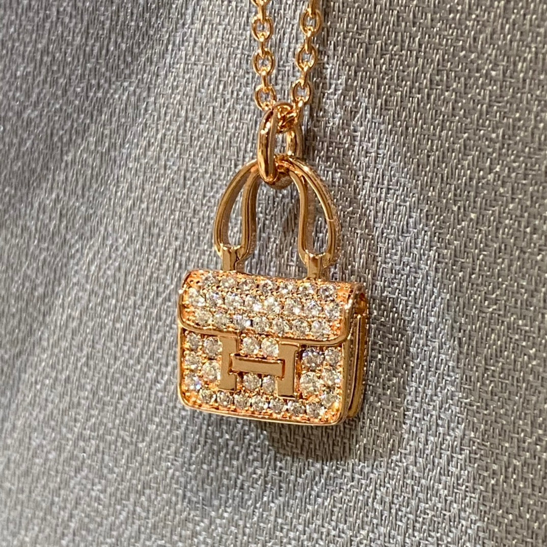 [⭐Spark]CONSTANCE PEDANT DIAMOND NECKLACE