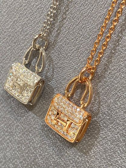 [⭐Spark]CONSTANCE PEDANT DIAMOND NECKLACE
