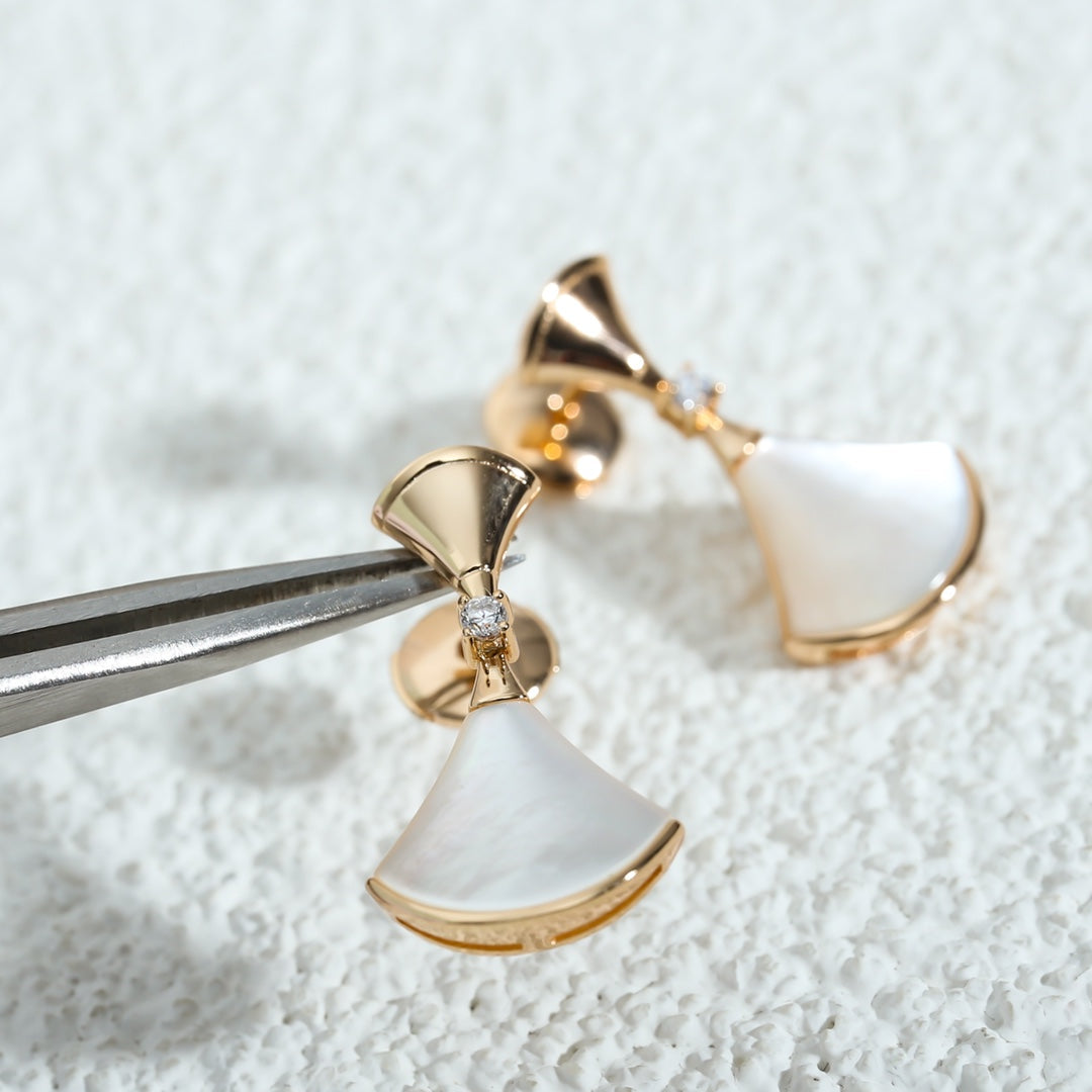 [⭐Spark]DREAM MOP PINK GOLD EARRINGS