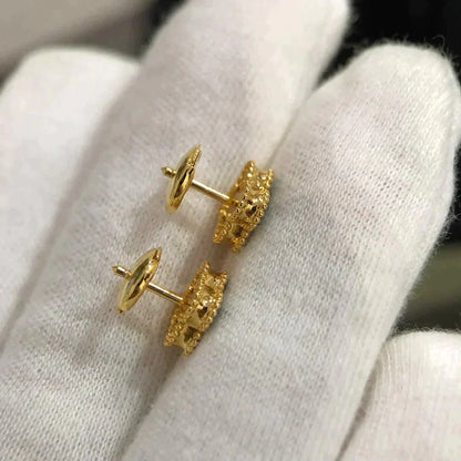 [⭐Spark]CLOVER MINI 9.5MM MALACHITE  EARRINGS