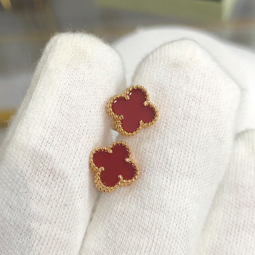[⭐Spark]CLOVER MINI GOLD EARRINGS