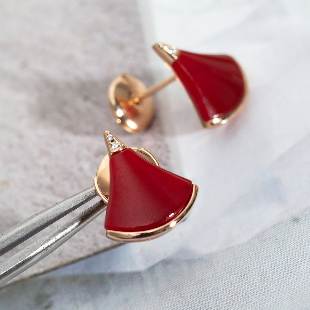 [⭐Spark]DIVAS DREAM EARRINGS PINK GOLD
