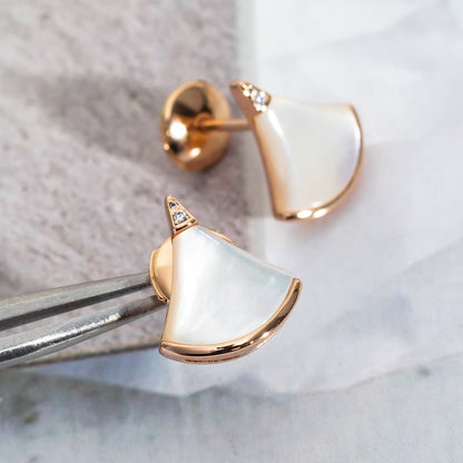[⭐Spark]DIVAS DREAM EARRINGS PINK GOLD