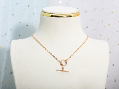[⭐Spark]ECHAPPEE NECKLACE PINK GOLD