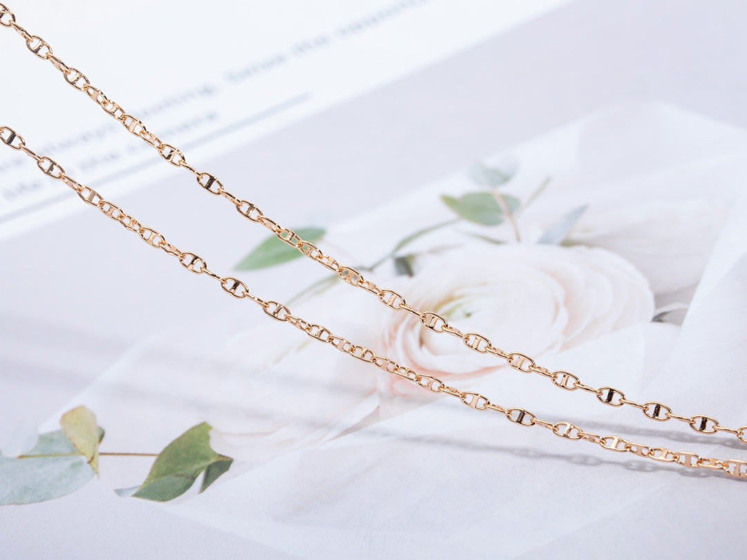 [⭐Spark]ECHAPPEE NECKLACE PINK GOLD