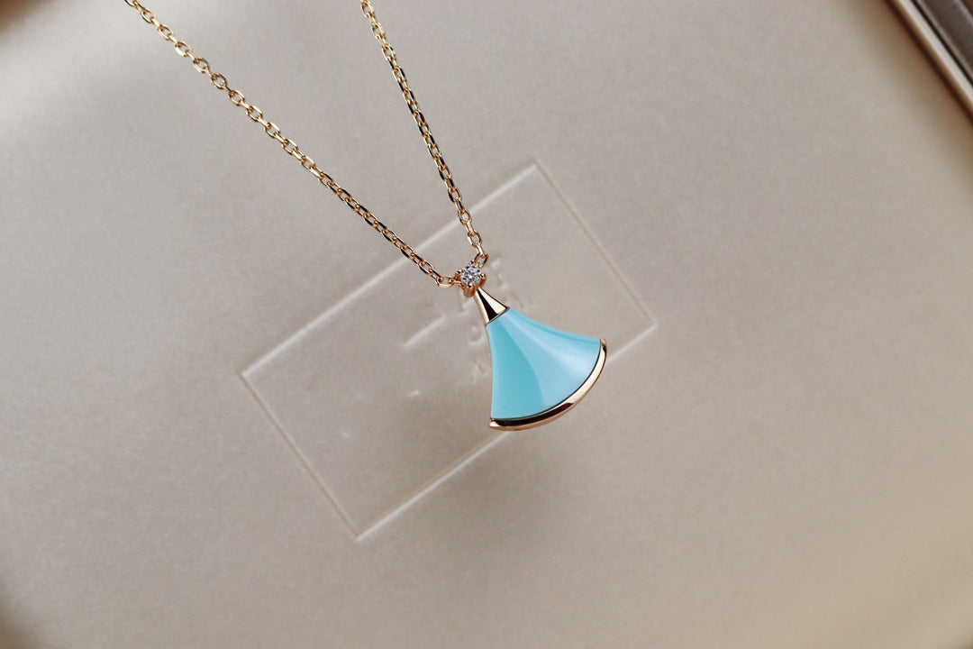 [⭐Spark]DREAM NECKLACE TURQUOISE PINK GOLD