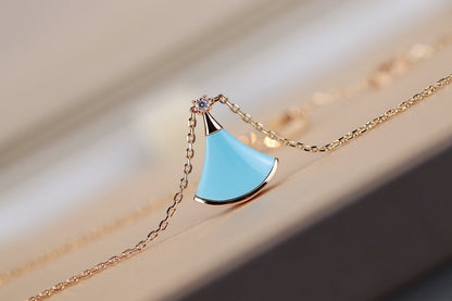 [⭐Spark]DREAM NECKLACE TURQUOISE PINK GOLD