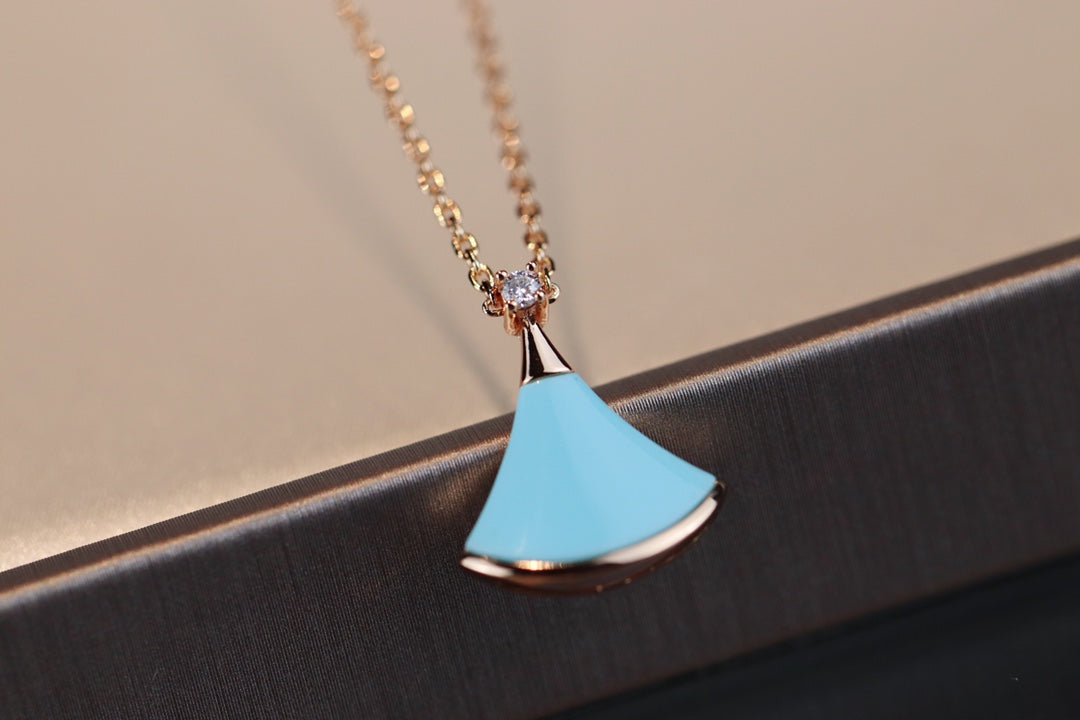 [⭐Spark]DREAM NECKLACE TURQUOISE PINK GOLD