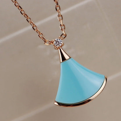 [⭐Spark]DREAM NECKLACE TURQUOISE PINK GOLD