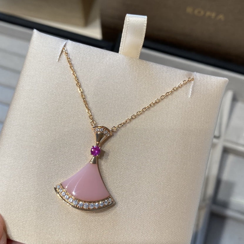 [⭐Spark]DREAM NECKLACE PINK OPAL