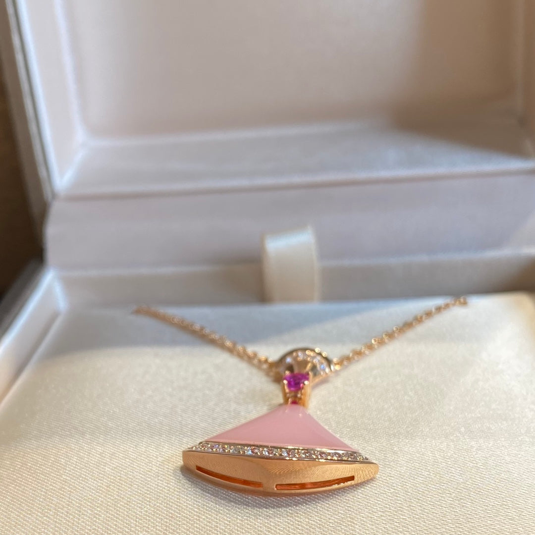 [⭐Spark]DREAM NECKLACE PINK OPAL