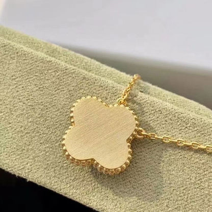 [⭐Spark]CLOVER 15MM DIAMOND TURQUOISE NECKLACE