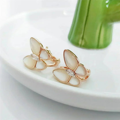 [⭐Spark]BUTTERFLY MOP DIAMOND EARRINGS