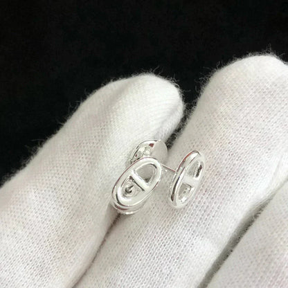 [⭐Spark]CHAINE SMALL EARRINGS GOLD AND SILVER