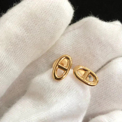 [⭐Spark]CHAINE SMALL EARRINGS GOLD AND SILVER