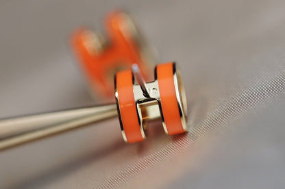 [⭐Spark]MINI POP H EARRINGS ORANGE