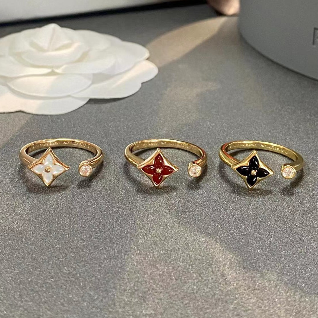 [⭐Spark]STAR 1 DIAMOND OPEN RING