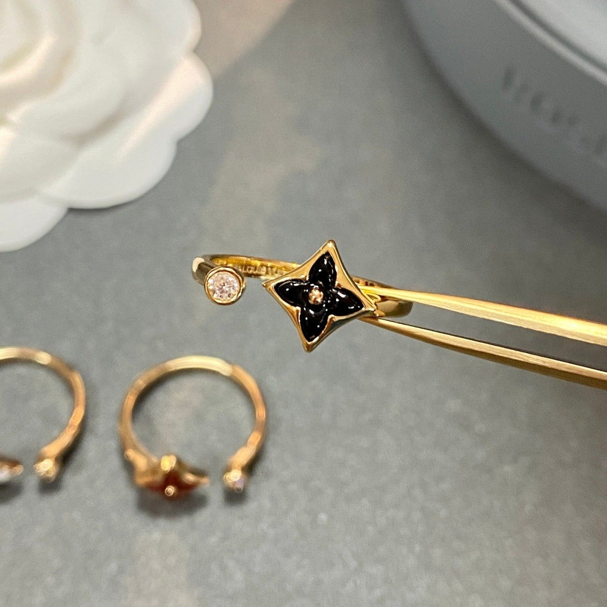 [⭐Spark]STAR 1 DIAMOND OPEN RING