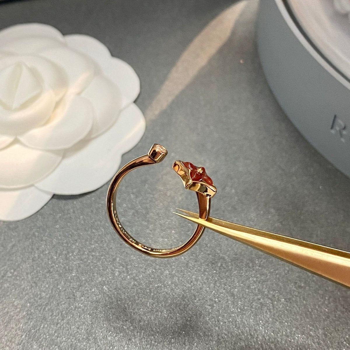[⭐Spark]STAR 1 DIAMOND OPEN RING