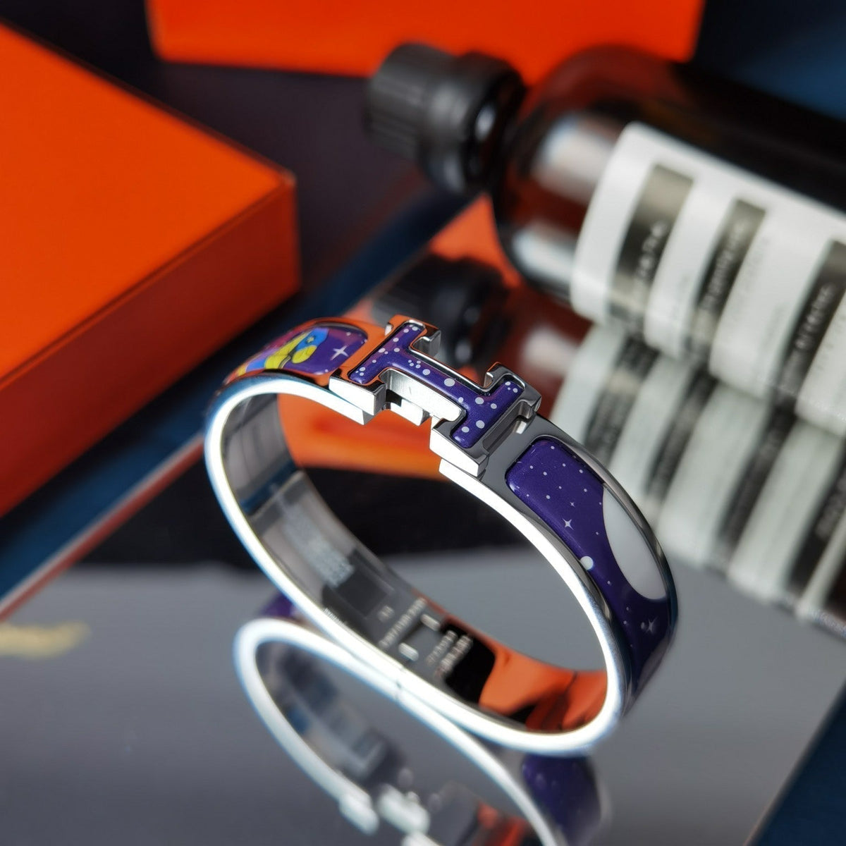 [⭐Spark]H STAR AND MOON BRACELET 12MM