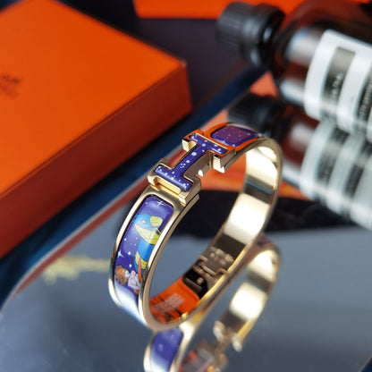 [⭐Spark]H STAR AND MOON BRACELET 12MM