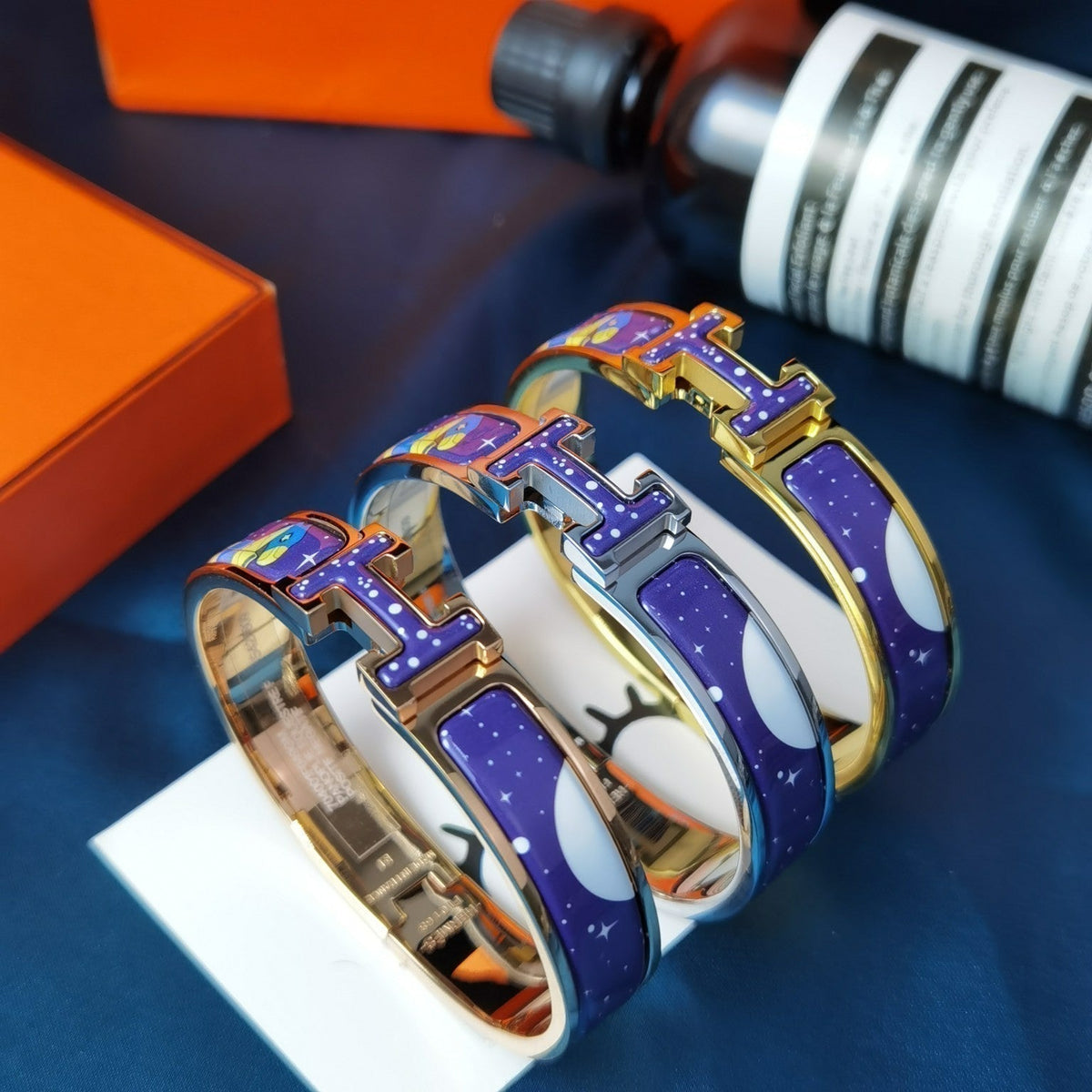 [⭐Spark]H STAR AND MOON BRACELET 12MM