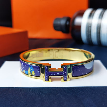 [⭐Spark]H STAR AND MOON BRACELET 12MM