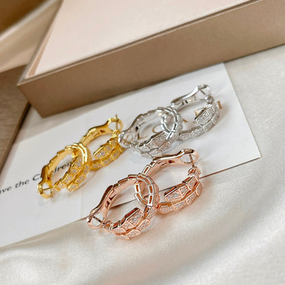 [⭐Spark]SERPENTI EARRINGS DIAMOND