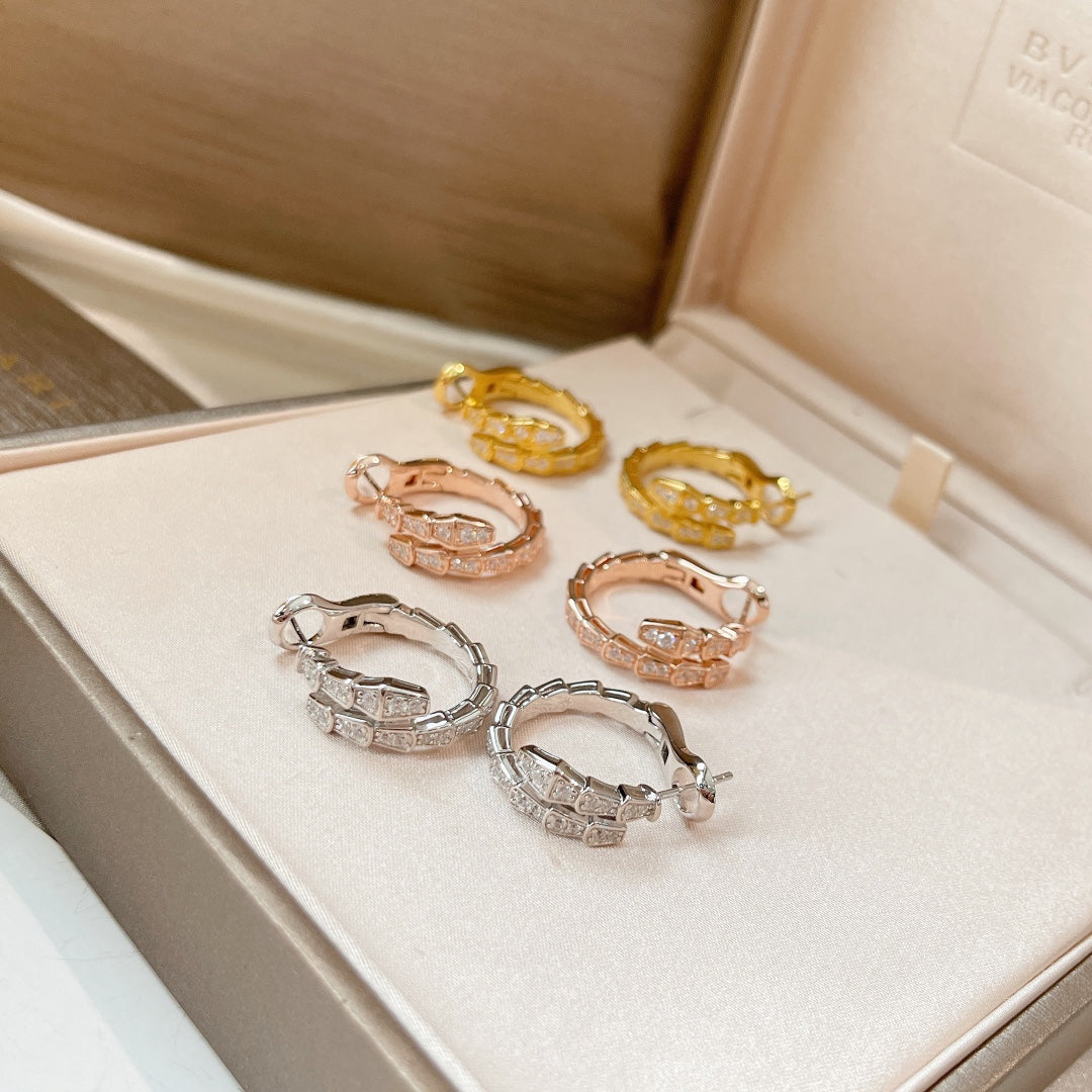 [⭐Spark]SERPENTI EARRINGS DIAMOND