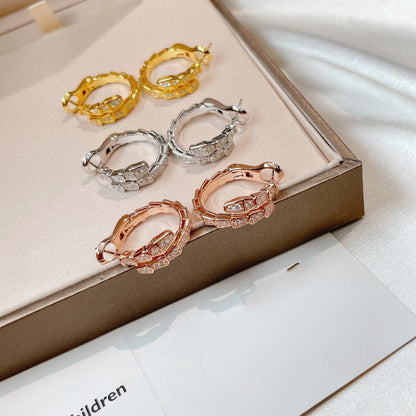 [⭐Spark]SERPENTI EARRINGS DIAMOND