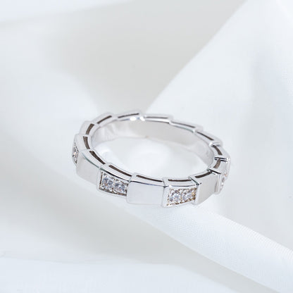 [⭐Spark]SERPENTI RING SILVER  3MM