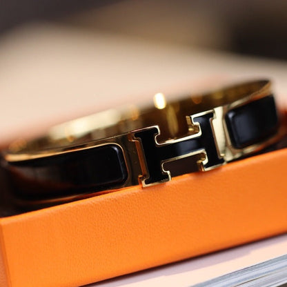 [⭐Spark]H BRACELET 12MM GOLD