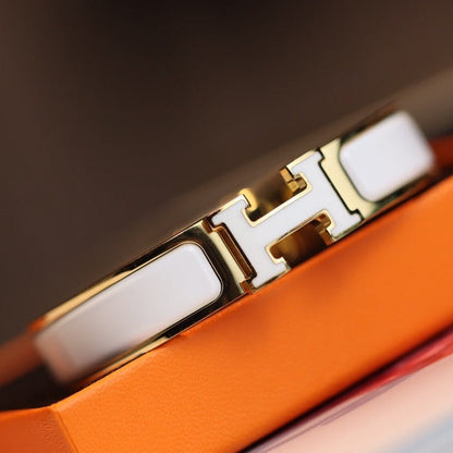 [⭐Spark]H BRACELET 12MM GOLD
