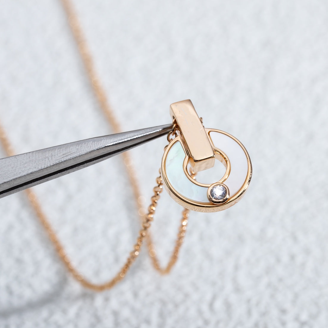 [⭐Spark]GARI NECKLACE PINK GOLD MOP