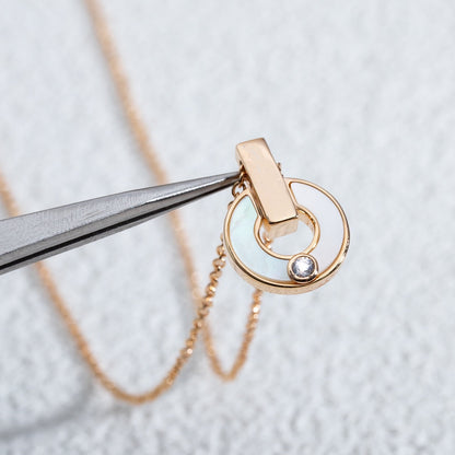 [⭐Spark]GARI NECKLACE PINK GOLD MOP