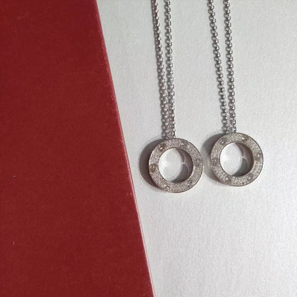 [⭐Spark]LOVE NECKLACE ADJUSTABLE SILVER