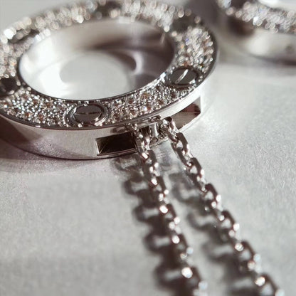 [⭐Spark]LOVE NECKLACE ADJUSTABLE SILVER
