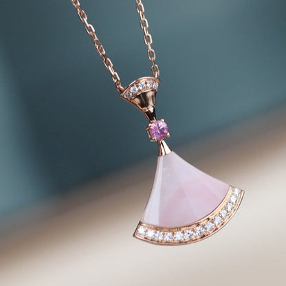 [⭐Spark]DREAM NECKLACE PINK MOP DIAMOND