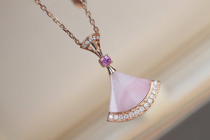 [⭐Spark]DREAM NECKLACE PINK MOP DIAMOND