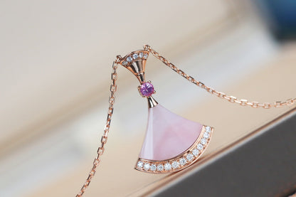 [⭐Spark]DREAM NECKLACE PINK MOP DIAMOND