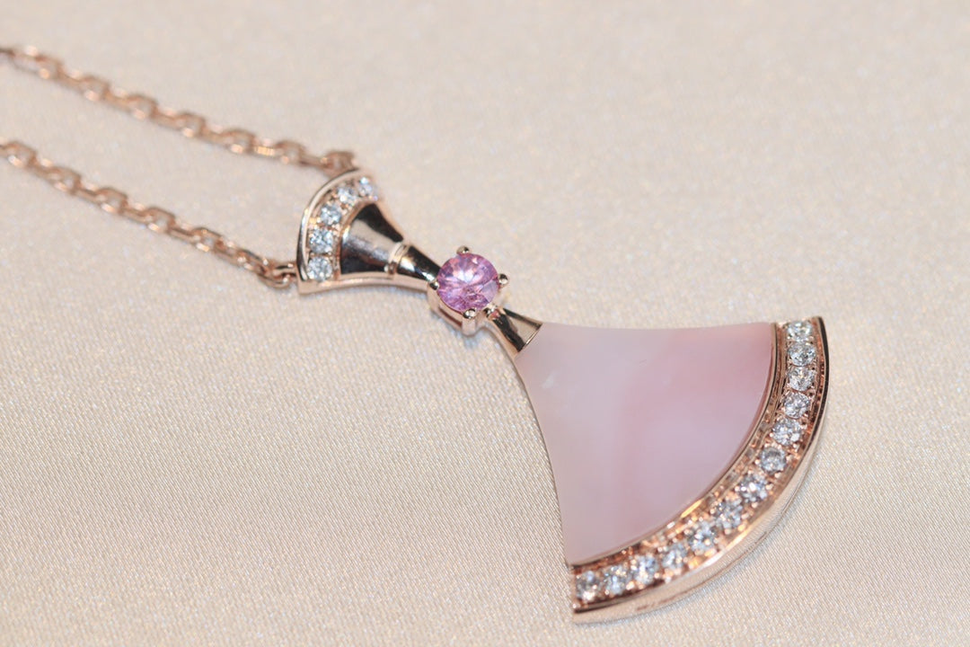 [⭐Spark]DREAM NECKLACE PINK MOP DIAMOND