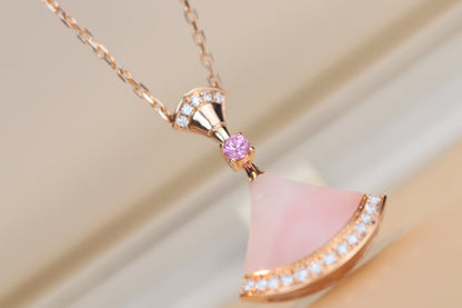 [⭐Spark]DREAM NECKLACE PINK MOP DIAMOND