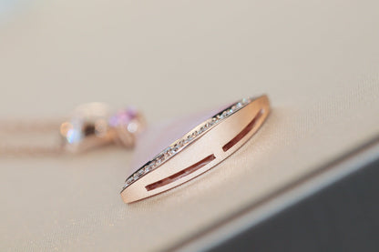 [⭐Spark]DREAM NECKLACE PINK MOP DIAMOND