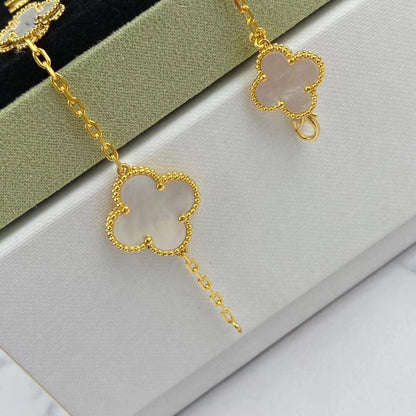 [⭐Spark]MAGIC CLOVER MOP GOLD BRACELET 5 MOTIFS