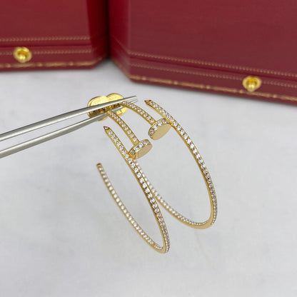[⭐Spark]JUSTE EARRINGS FULL DIAMONDS 1.8MM