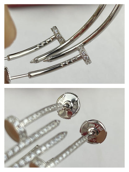 [⭐Spark]JUSTE EARRINGS FULL DIAMONDS 1.8MM