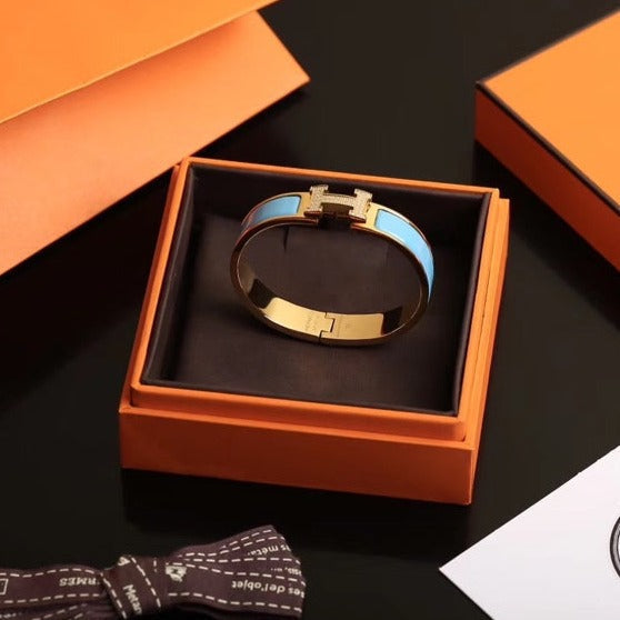 [⭐Spark]H CLOUD BLUE BRACELET GOLD DIAMOND