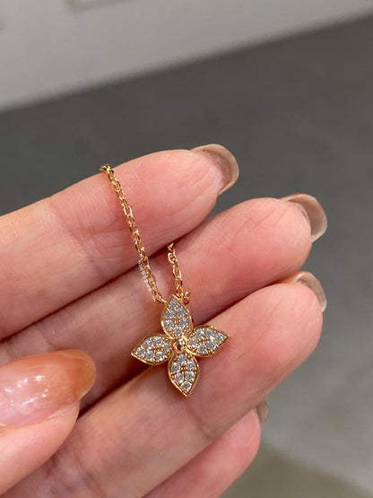 [⭐Spark]STAR DIAMOND NECKALCE