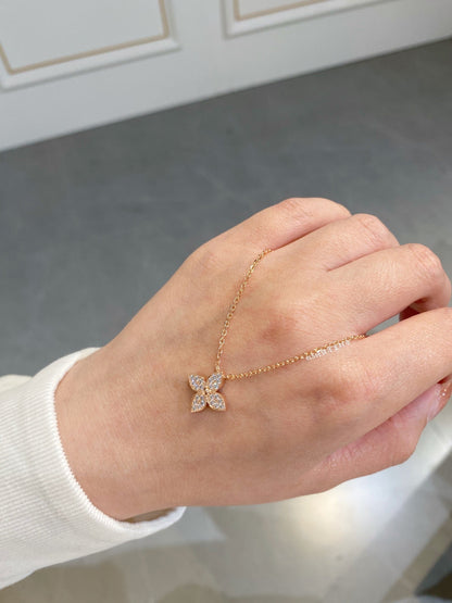 [⭐Spark]STAR DIAMOND NECKALCE