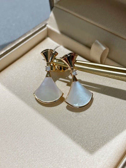 [⭐Spark]DREAM MOP 1 DIAMOND EARRINGS